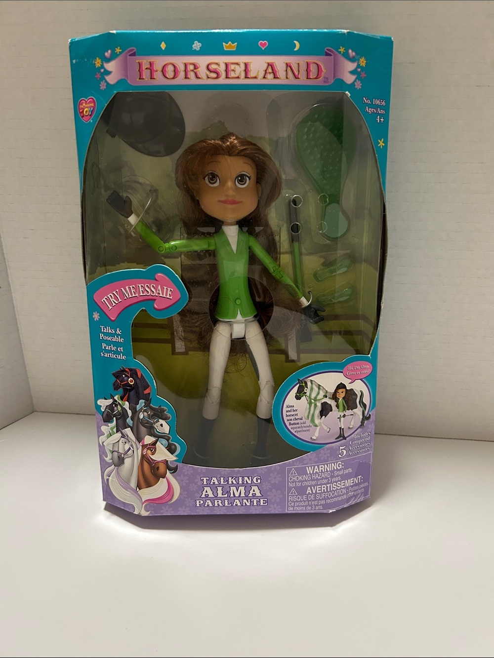 2006 Horseland Talking Alma Doll - Green Outfit NIB